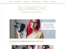 Tablet Screenshot of bluebirdchic.com